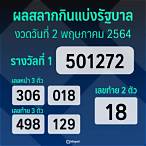 สลากกินแบ่งรัฐบาล2พฤษภาคม2564